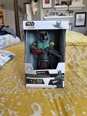 New ~ Star Wars Boba Fett - Cable Guy Phone Controller Holder in Original Box